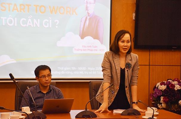 Tọa đàm “Start to work – Tôi cần gì?”: Kinh nghiệm khởi đầu cho những công chức trẻ Bộ Tư pháp