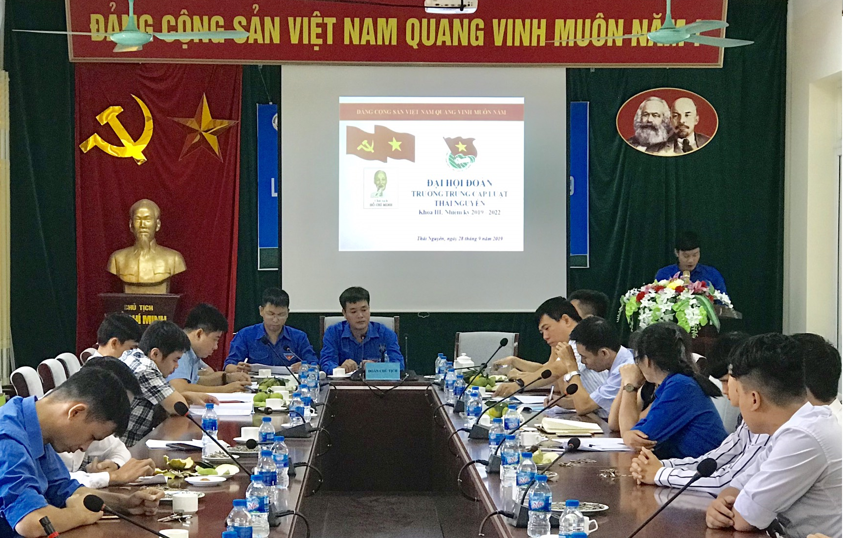 Đại hội Đoàn Trường TC Luật Thái Nguyên nhiệm kỳ 2019 - 2022 thành công tốt đẹp